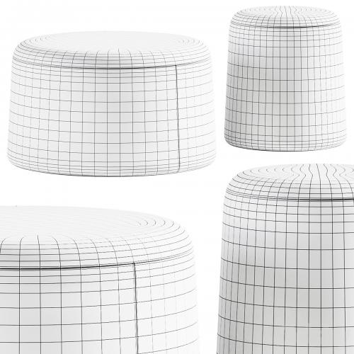 FUNGO Upholstered Pouf by Grado Design / Pouf