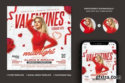 Valentines Day Photoshop Design Pack 18 14xPSD