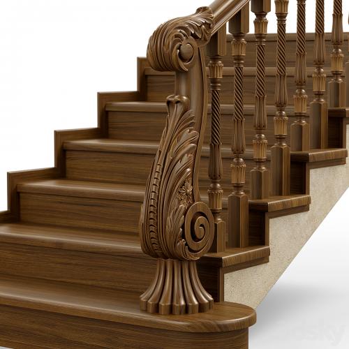 Wooden stairs 004