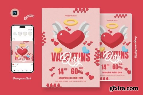 Valentines Day Photoshop Design Pack 13 14xPSD