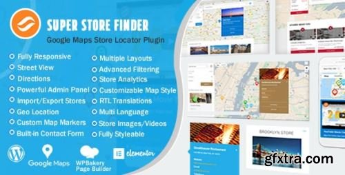 CodeCanyon - Super Store Finder for WordPress (Google Maps Store Locator) v6.9.5 - 11334595 - Nulled