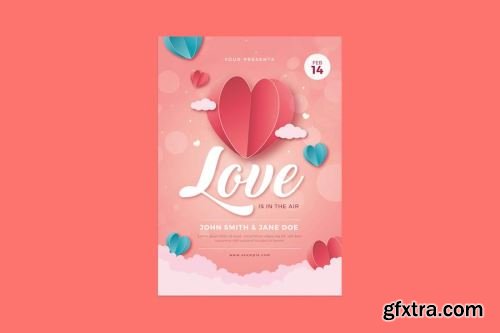 Valentines Day Flyer Design Pack 7 13xPSD