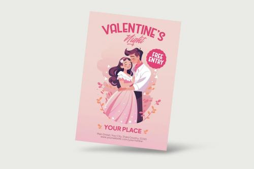 Valentine Night Flyer Template