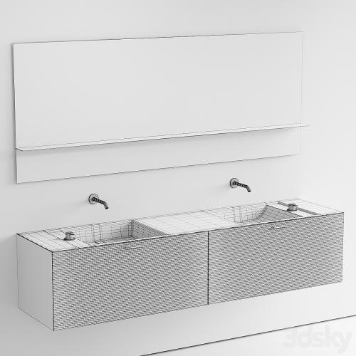 Inbani Grate 03 Vanity Unit Set 4