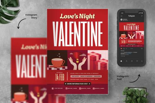 Love Night Valentine Flyer