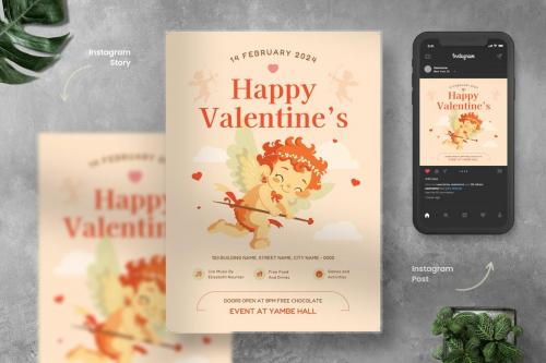 Happy Cupid Valentine Flyer