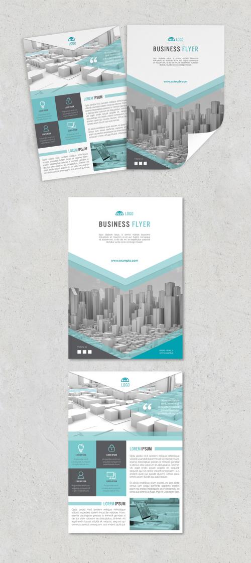 Green Style Multipurpose Flyer Layout - 375648327