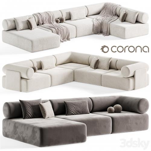 CIPRIANI U SHAPED SOFA Modern By lusso living