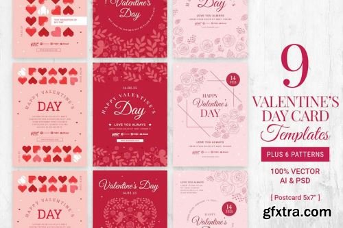 Valentines Day Photoshop Design Pack 12 14xPSD