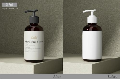 Soap Bottle Mockup