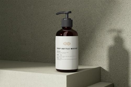 Soap Bottle Mockup