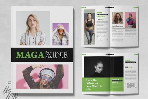 Magazine Template Layout