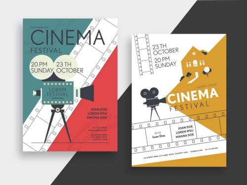 Cinema Festival Poster Layout - 375702149