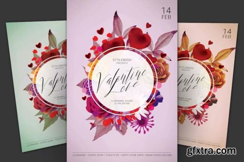 Valentines Day Photoshop Design Pack 6 14xPSD