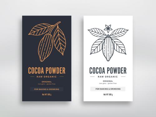 Cocoa Label Layout - 375702152