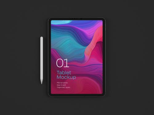 Tablet Mockup for App and Responsive Web Design - 376588170