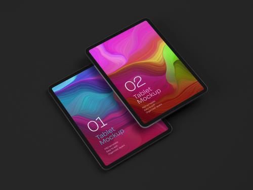 Tablet Mockup for App and Responsive Web Design - 376588742