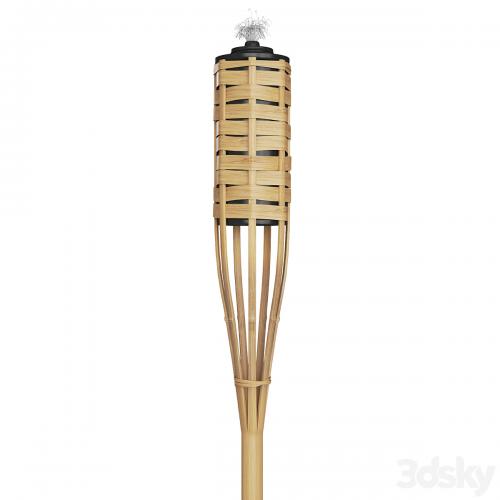 Bungalow torch bamboo