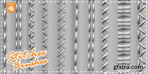 Stitches Fabric Brushes For Blender