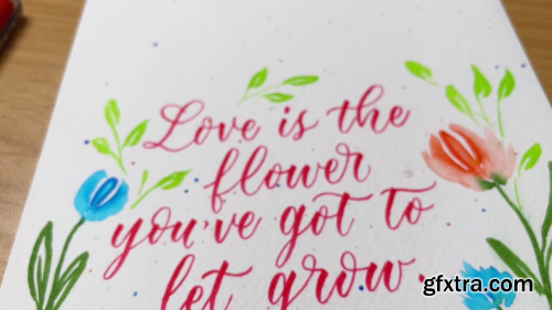 Brush Pen Blooms: A 5-Day Challenge to Painting Loose Spring Florals with Calligraphy