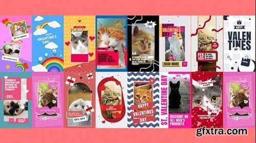 Videohive Valentine Day Stories Package 2 50384384