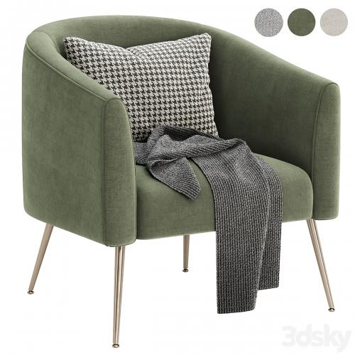 Chynia Upholstered Barrel Chair