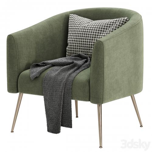 Chynia Upholstered Barrel Chair