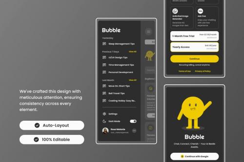 Bubble - AI Chatbot Mobile App