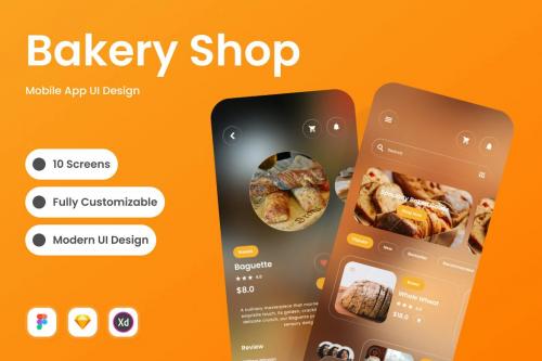 Patisserie - Bakery Shop Mobile App