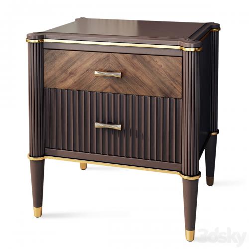 Chest of drawers and bedside tables Venice. Nightstand, sideboard by Classico Italiano