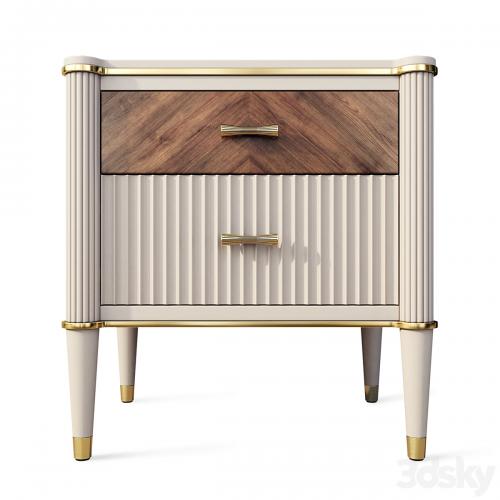 Chest of drawers and bedside tables Venice. Nightstand, sideboard by Classico Italiano