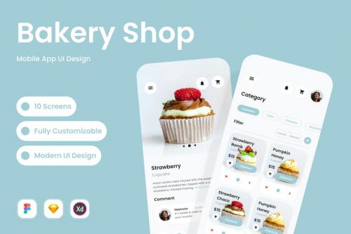 OvenJoy - Bakery Shop Mobile App