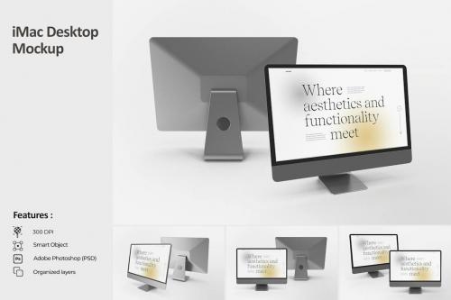 iMac Desktop Mockup