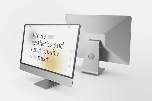 iMac Desktop Mockup