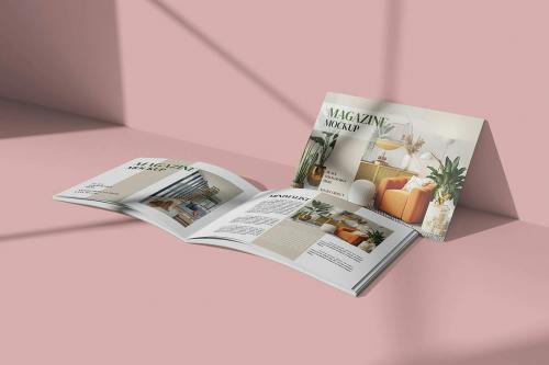 Landscape Magazine Mockup