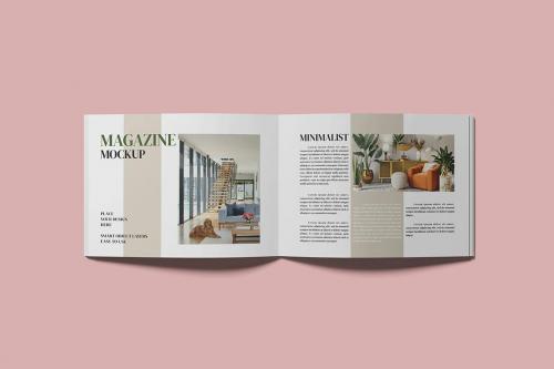 Landscape Magazine Mockup