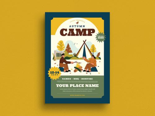 Autumn Camp Event Flyer - 378237787