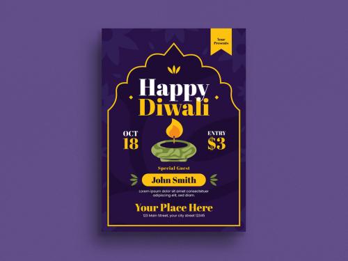 Diwali Flyer Layout 2 - 378237812