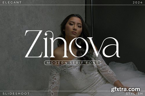 Zinova Modern Serif Font HLMQZFS