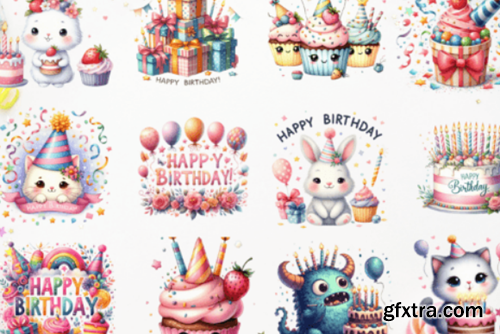 Happy Birthday Clipart - Birthday PNG