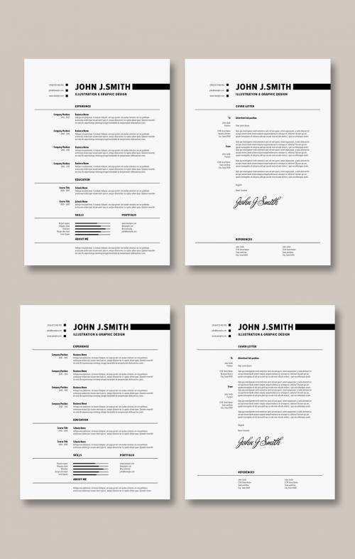 Minimal Resume Layout - 378632855