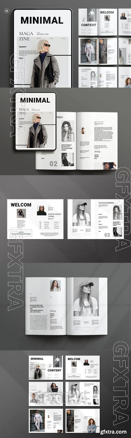 Minimal Magazine Template SZKUXNH