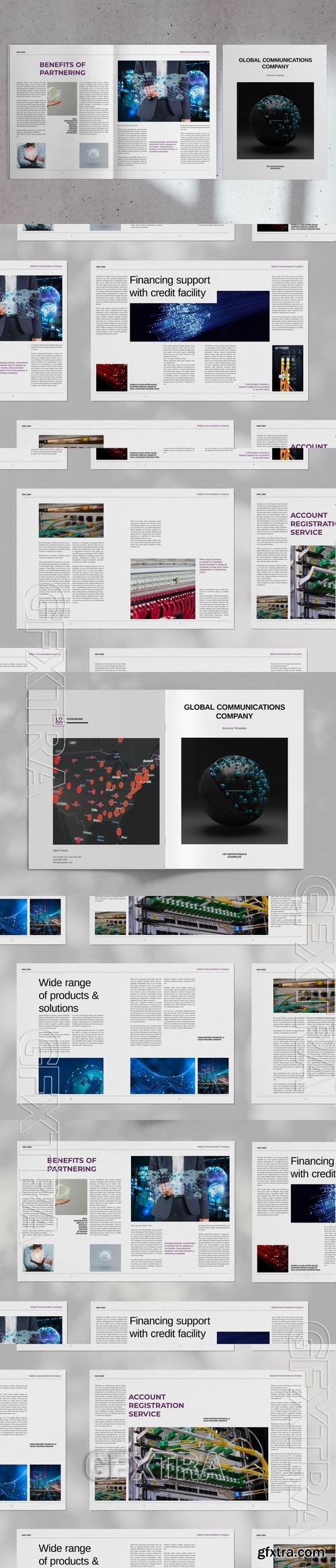 Global Communication Brochure Template VSKE5LW