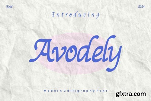 Avodely - Decorative Font UYGSQG9