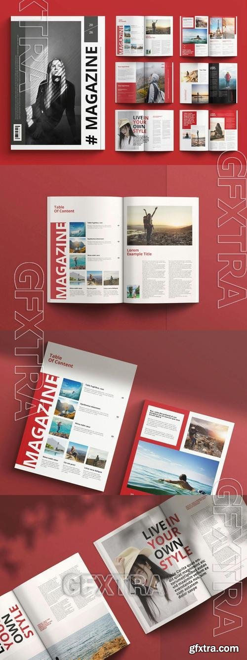 Magazine Template UTE7MDW