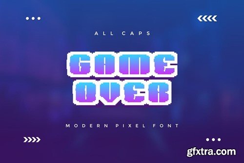 Gpixel - Modern Pixel Font N6M4FDB