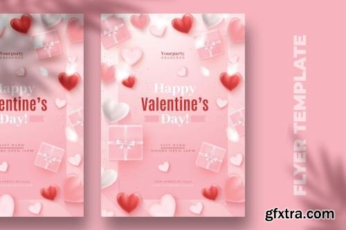 Valentines Day Flyer Design Pack 9 12xPSD