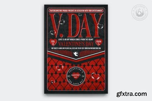 Valentines Day Flyer Design Pack 9 12xPSD