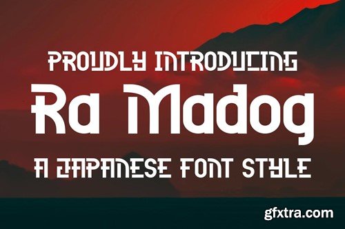 Ra Madog - A Japanese Style Font S8KVNTD