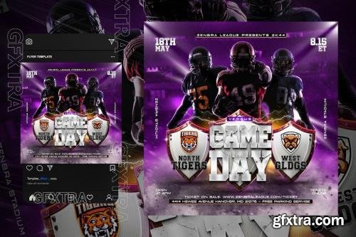 Football Flyer Template YM6AM7A